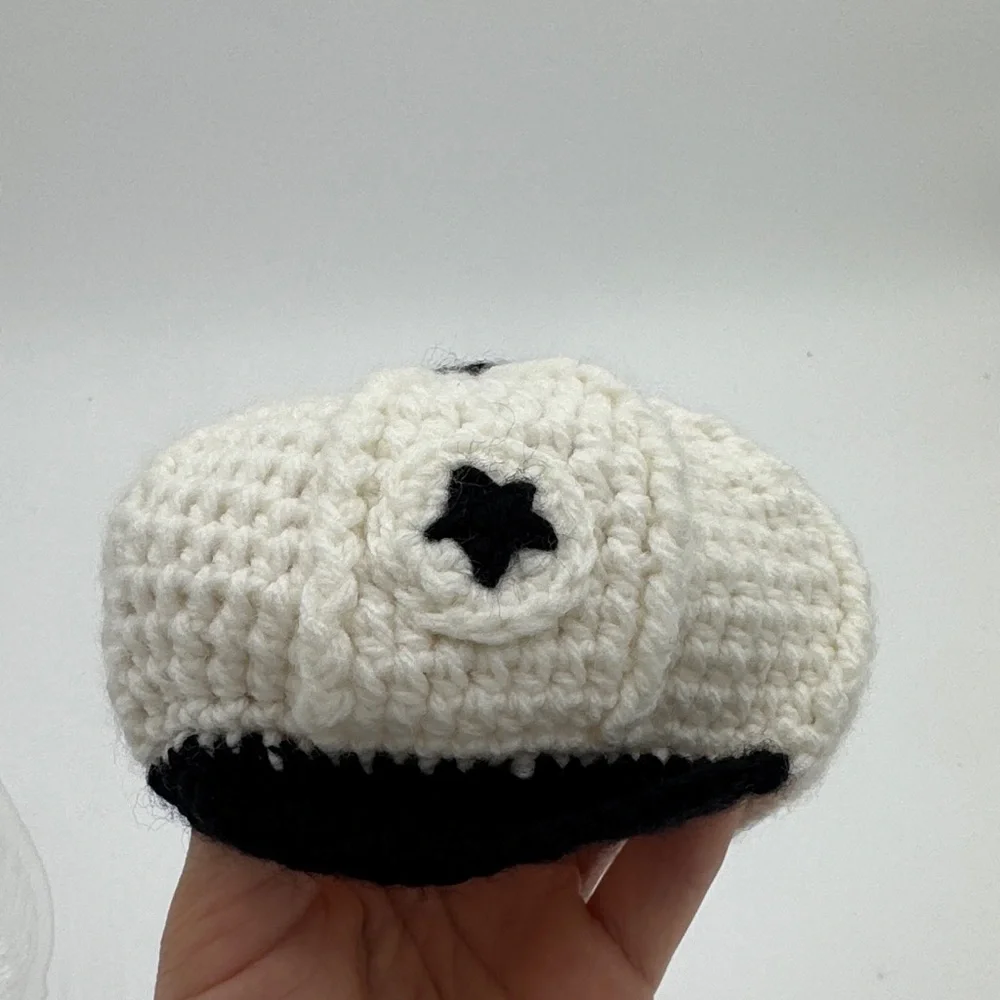 Handmade Crochet Baby Hat and Booties Set